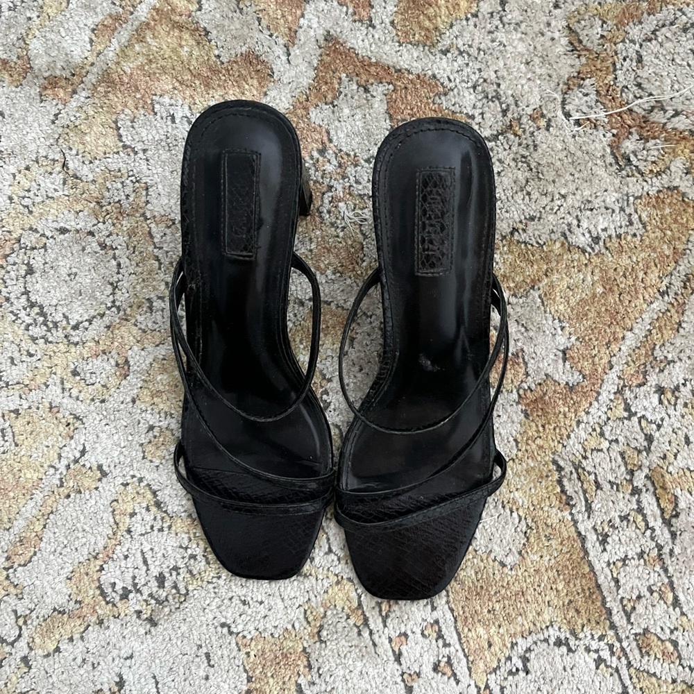 Black Mule Heels